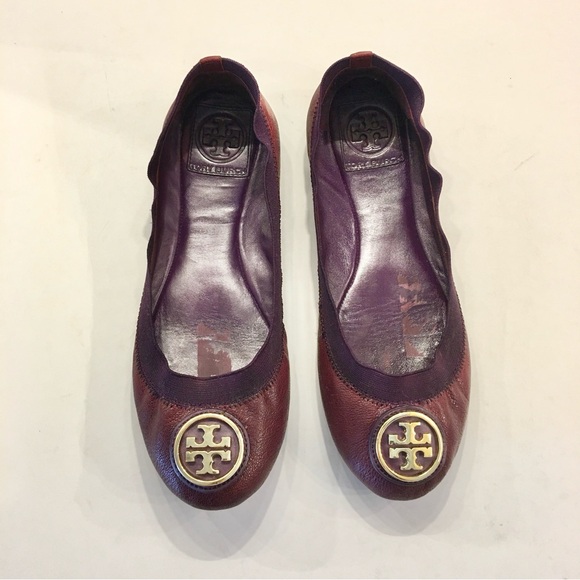 Tory Burch Shoes - Tory Burch Caroline ballet flats Purple Size 7